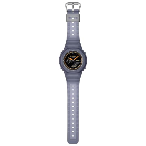 Image of Casio G-Shock Smoke Light Analog-Digital Blue Resin Watch GA2100K-2A