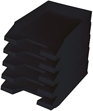 Acrimet Facility 4 Ebenen Briefablage - A4 Dokumenten Organizer Grau