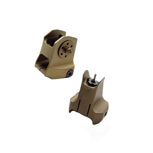 PBTMCD Tactical Fixed Front and Rear Iron Sight Combo for Picatinny and Weaver Rails