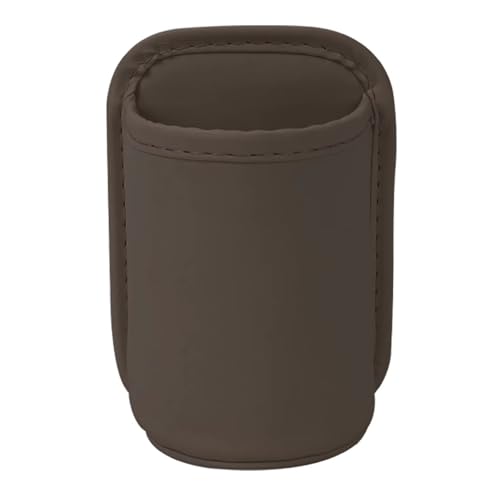 Support à boissons rangement siège voiture haut de gamme au design marron chic