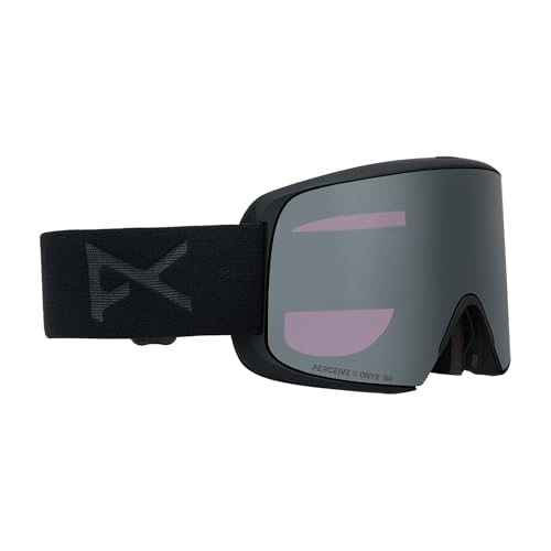 Anon M6S Cylindrical Goggles – Black, Sunny Red Lens, Regular Bridge