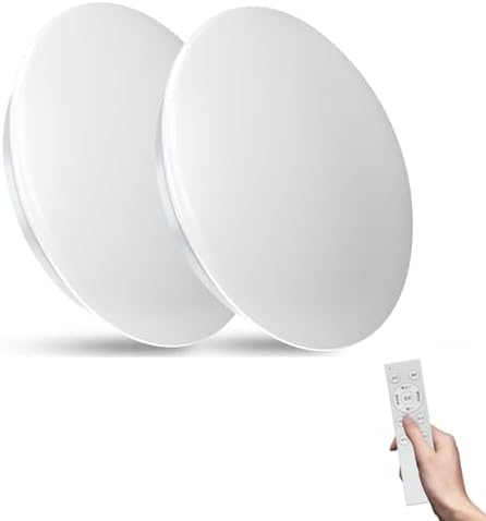 （02:30時点） Hoshiakari シーリングライト 8畳 33W 2個セット Ledライト 照明 3900LM 電気 蛍光灯 ledシーリングライト 照明器具 リモコン付き スマホ操作 天井 取付け簡単 居間/寝室/オフィスに適用