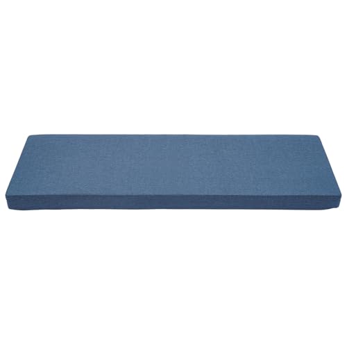 CNCEST Coffee Bench Seat Chair Pads, 60 * 18 inch Soft Seat Cushion, Chair Cushion, Swing Cushion for Indoor/Outdoor Furniture, Benches, Window Seats, Garden Swings (Navy Blue, 60 * 18 inch)