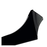 Compatible For VW Golf 5 MK5 GTI R32 Hatchback 2005-2009 Rear Side Spoiler Wing Lip Tail Trunk Window Splitter Trim Canard Cover(Glossy Black)