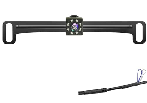 Image of Backup HD Camera Rear Front View License Plate Night Vision Waterproof Compatible with Kenwood Car Radio DDX26BT DDX340BT DDX376BT DDX396 DMX125BT DMX907S DMX7705S DMX7706S DNX6990HD