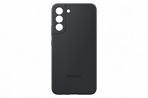 Samsung Silicone Smartphone Cover EF-PS906 für das Galaxy S22+, Handy-Hülle, Silikon, Schutz Case, stoßfest, dünn und griffig, Schwarz – Ansicht 3