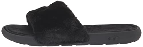 Puma Cool Cat Fluffy Slide Sandal, Black, 5 Us Unisex Big Kid #TOP7