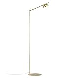 Material: metal y cristal. Nordlux Contina Lámpara de pie Dorada