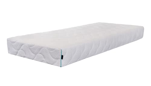 Essence Sleep Astron Matratze 80 x 200 x 24 cm, Smart, Memory-Foam, Anthrazit, weiß, Einzelbett Cover