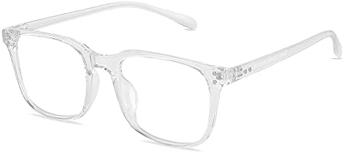 Blue Light Glasses for Men Women - Clear Blue Light Blocking Computer Gaming Glasses Anti Glare Fashion Eyewear