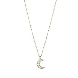 Alex and Ani Moon and Crystal Necklace