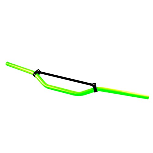 Guidon MECABOITE/Moto TUN'R Cross ALU Vert Fluo Barre Noir (L810 H 55)