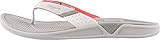 Columbia Women's Rostra PFG Sport Sandal, Grey Ice/Red Coral, 7