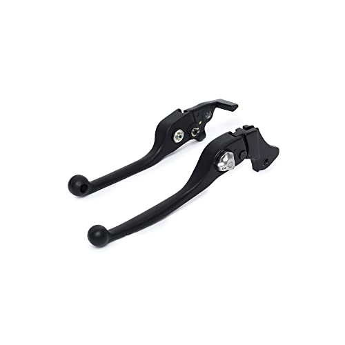 Image of TVS Ronin Adjustable Levers Set, Silver, Motorcycle Brake Levers, for Optimal Performance and Style | Set of 2