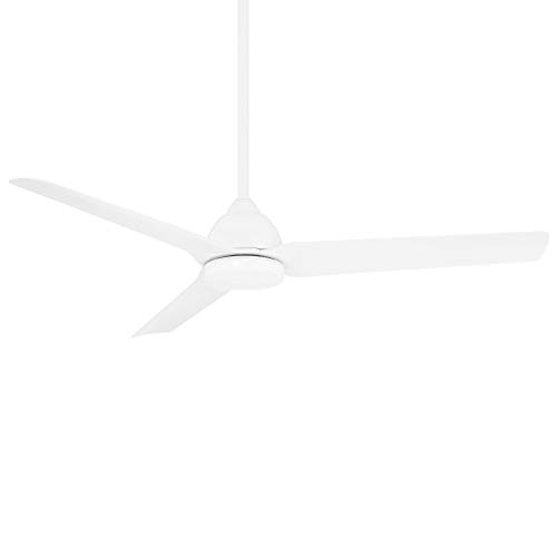 Black Friday - 60% OFF Mocha Indoor and Outdoor 3-Blade Smart Ceiling Fan 54in Matte White with Remote Control