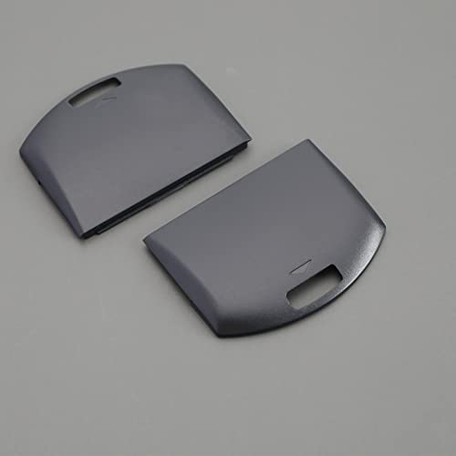 eMagTech 4PCS Replacement Battery Cover Battery Back Door Shell Battery Protector Door Lid Compatible with Sony PSP 1000 Series Console Plastic Console Accessories Black - Image 4