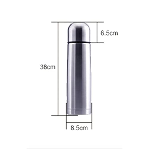 TWDYC Frascos de vacío clásicos aislados de 1000 ml Taza termo portátil de acero inoxidable Mi botella de agua Frascos… - Imagen 3