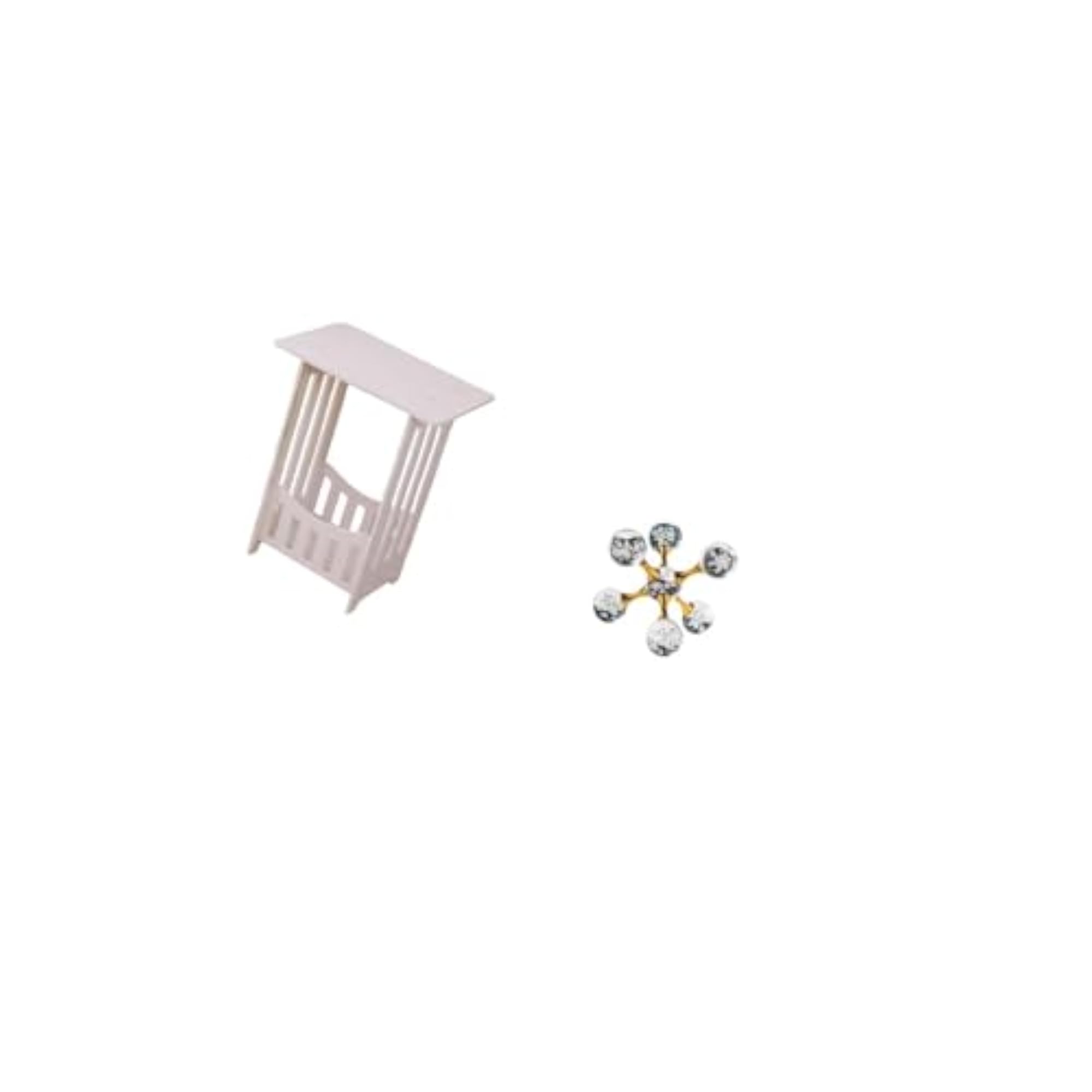 Bedside Table with Bubble Sphere Figurine