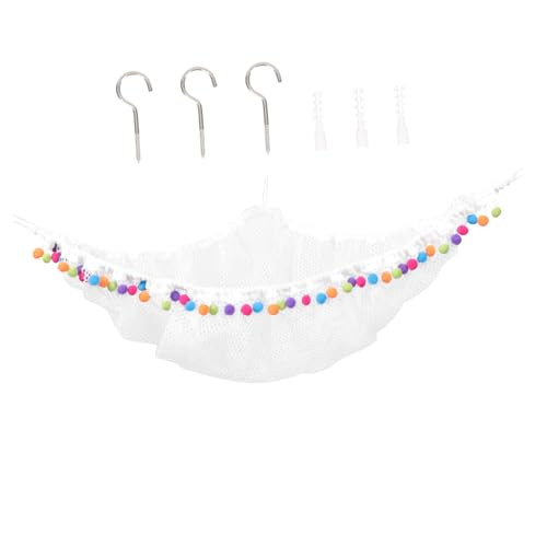 VOSAREA 1 Conjunto De Organizador De Armazenamento Para Crianças Rede De Canto Para Brinquedos Rede