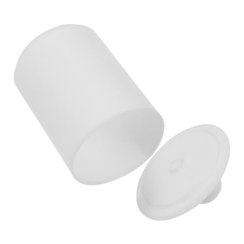 NIYANGLE Bécher en téflon Chope de mesure bécher chimique petit bécher couvercle du bécher tasse bécher scientifique bécher tasses à mesurer gobelet tasse de chimie PTPE blanche