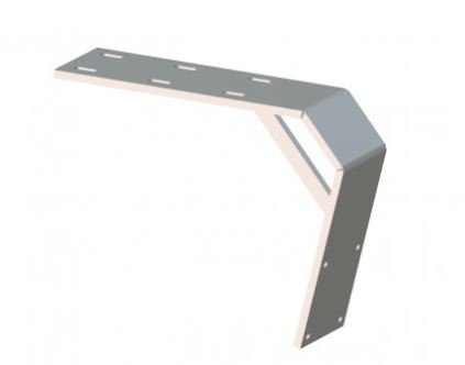 Power-Pole Deck Mount Long-Long 13?aft-11?Drop - White