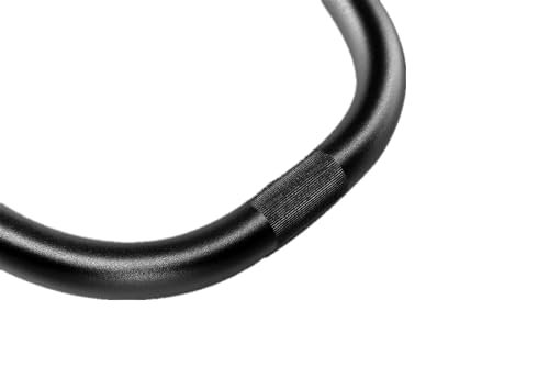 AkiiGer BMX Handlebar 22.2mm Bike Riser Handlebar, Length 680mm, Bicycle Handle Bars Aluminium Alloy Black