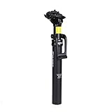  YILENA Kohlefaser 30.9 mm 31,6 mm Fahrradsattelstütze Schwarz Für Mountain Road City Fahrradsattelstütze,Schwarz,30.9 * 210mm
