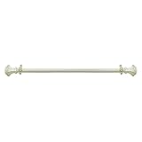 Achim Home Furnishings Buono II Rod with Carson Finial, 66-Inch Extends to 120-Inch