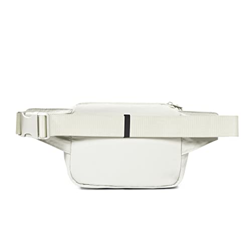 Ododos 2L Belt Bag For Women Men, Crossbody Fanny Packs With Adjustable Strap Waist Pouch For Workout Hiking Running Travel, White #TOP1