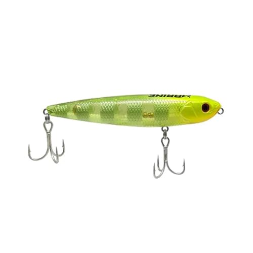 Marine Sports, Kit 3 Iscas Artificiais Pesca Superfície Marine Sports Top Gun 100 10cm 14g Cor:Kit 2