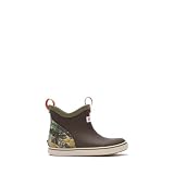 XTRATUF Kids Ankle Deck Boot, Dark Brown And Realtree...