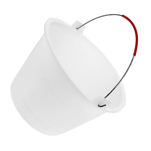 Gadpiparty Seau Plastique Renforcé pour Chantier Seau à Ciment Vide avec Poignée pour Stockage De Sable Et Béton