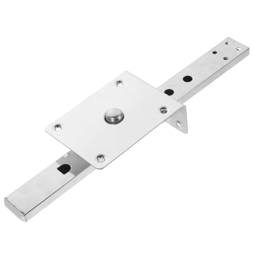 CANIGHT Accesorios para sillones de Belleza Taburete de salón peluquería elevar Girar rugerizado Elevador de reposacabezas Accesorio para Silla Piezas de Silla de Planchar Silver