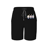 水着 キッズ 3種類のかき氷 海水パンツ サーフパンツ 短パン ボードショーツ ポケット ジュニア 男の子 メッシュインナー付き 通気 速乾 水陸両用 水遊び 海パン 夏祭り L(14-16)