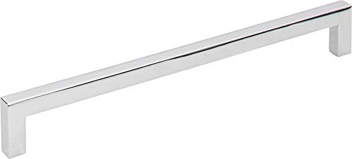 Elements 625-192PC Stanton Collection 192mm Center Euro Bar Cabinet Pull, Polished Chrome Finish
