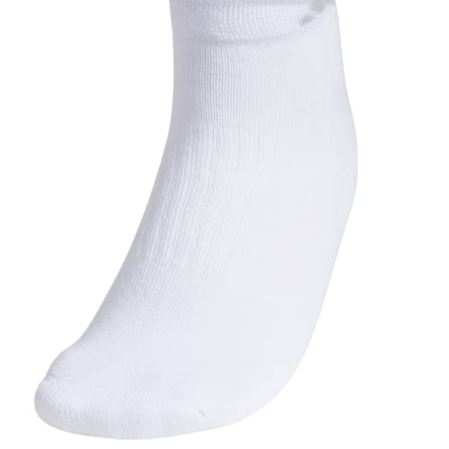 Adidas Women's Cushioned Ii 3-Pack Low Cut, White/Clear Onix Grey, Medium #TOP3