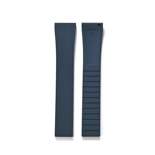 Bracelet montre fluoroélastomère 20mm ajustable pour éviter les irritations