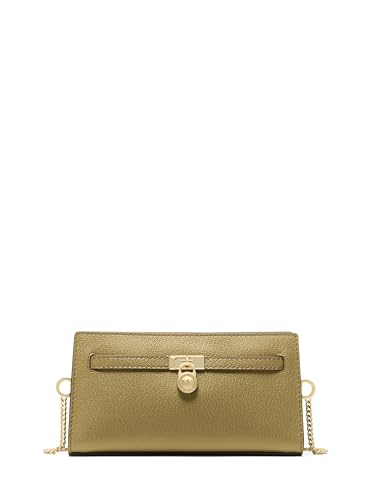 Michael Kors Hamiton Extra Small Convertible Crossbody Bag, Gold-Tone Hardware/Urbino Leather/Pistachio