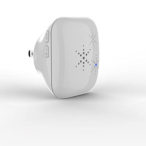 Fenteer Campainha sem fio toque autoalimentado para, BRANCO
