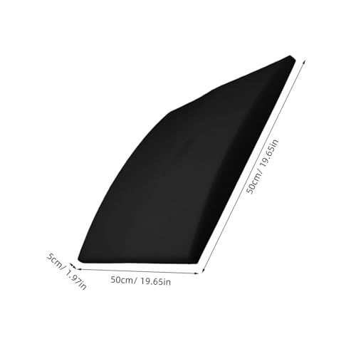 MOLUCKFU ソファクッションサポート 2個セット 高密度スポンジ素材 50x50cm ソファや椅子のたるみ補修用 しっかりしたクッションサポート座面リフレッシュ ブラックカラー [2]