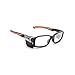 Phillips 17011 Radiation Protective Eye Glasses - Plastic Rectangle Frame, Large/Extra Large