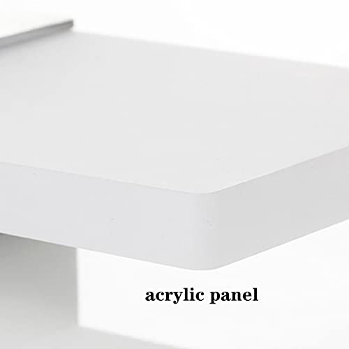 Letrero acrílico para puerta de inodoro, letrero LED para decoración de baño, señalización de baño, diseño acrílico duradero y elegante, perfecto para el hogar y la oficina