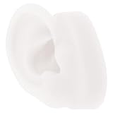 Angoily Modelo De Oreja De Silicona Para Práctica De Piercing Compacto Realista Para Exhibición De Joyas Y Uso Educativo En Entrenamiento De Perforación