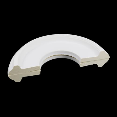 Image of Woogim 2PCS White Split Ceiling Medallion 9.84 inch Diameter