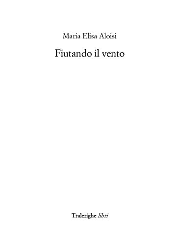 Fiutando Il Vento - 4