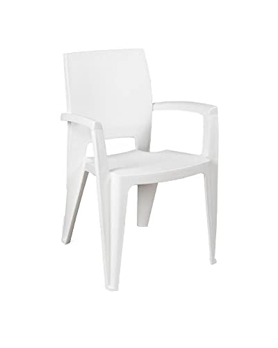 Lot de 50 fauteuils Elen empilables et polypropylène blanc