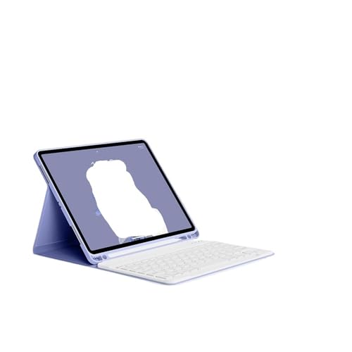 Étui iPad Pro 12.9 M2 M3 protection clavier magnétique lavande housse