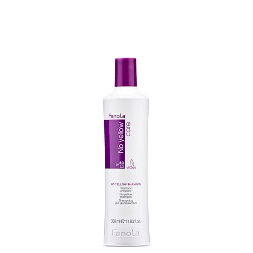FANOLA No Yellow Shampoo Antigiallo per Capelli, Viola, 350 ml