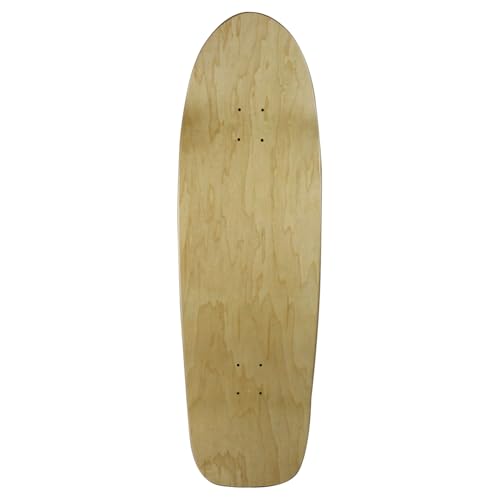 Moose Skateboards BK1033-NAT + GRIP Blank Skateboard Deck
