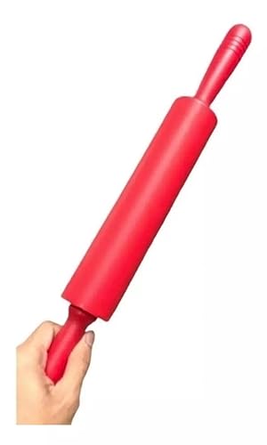 Rolo De Massa Giratório Pau De Macarrão Pizza Pão Silicone